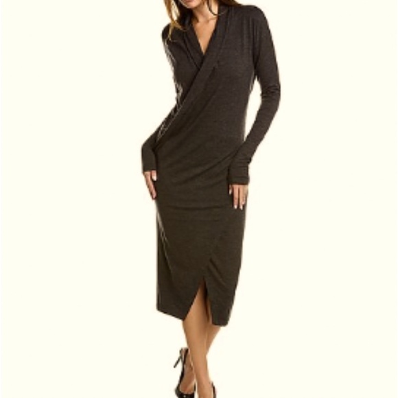 Brunello Cucinelli wool blend midi dress - Picture 1 of 5